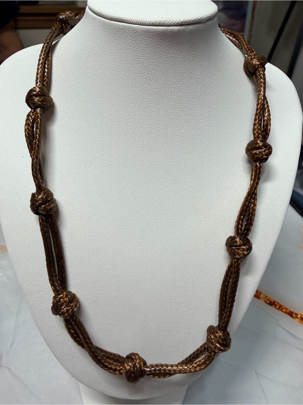 Men’s rope necklace NWT